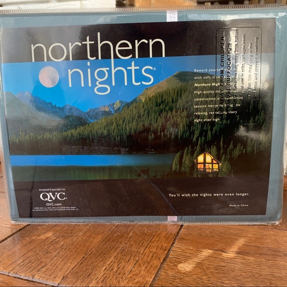 QVC Other - QVC Northern Nights Queen Sheet Set Dark Teal Blue